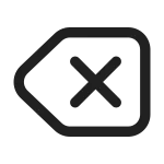 Backspace SVG Icon